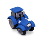 Traktor modrý