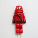 Lego ninjago červený